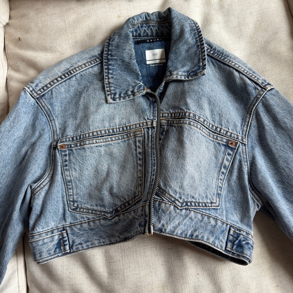 Ksubi Denim Cropped Jacket
